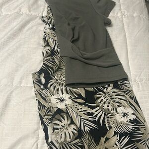 Ardene summer gauchos with matching shirt
